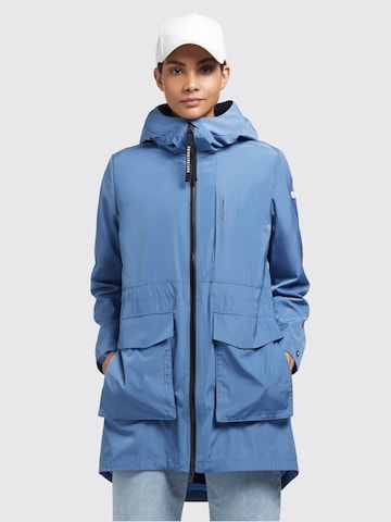 khujo Демисезонное пальто 'Ging' в Синий: спереди