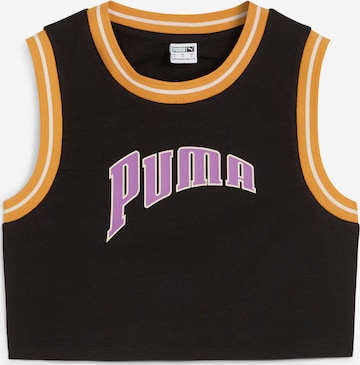 PUMA Top in Black: front