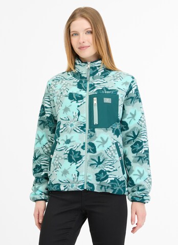 Ragwear Zip-Up Hoodie in Blue: front