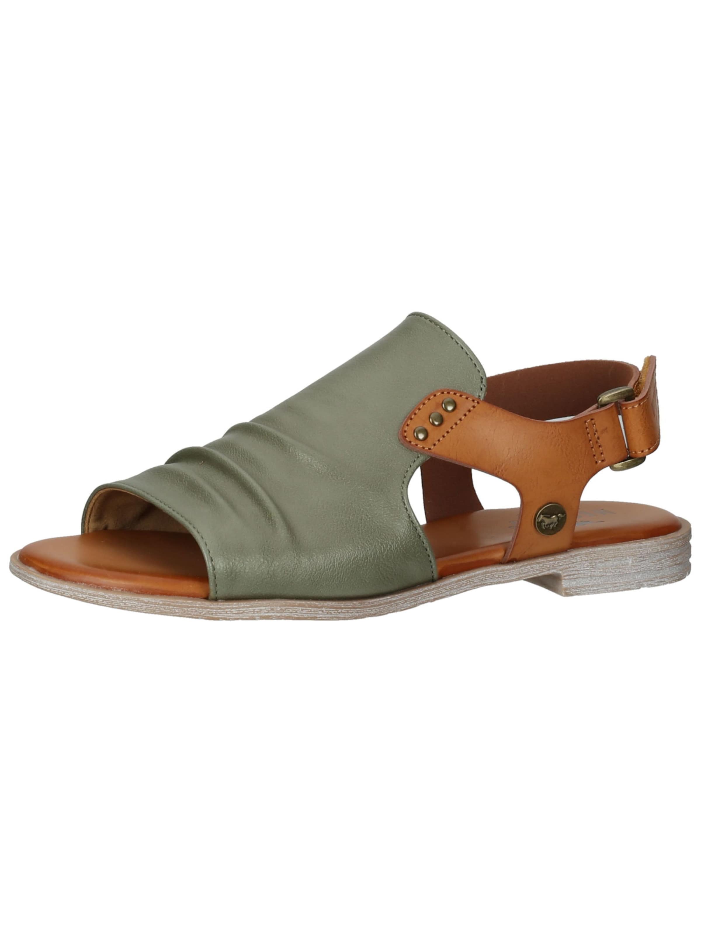 MUSTANG Sandal in Green: front