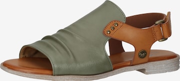 MUSTANG Sandals in Green: front