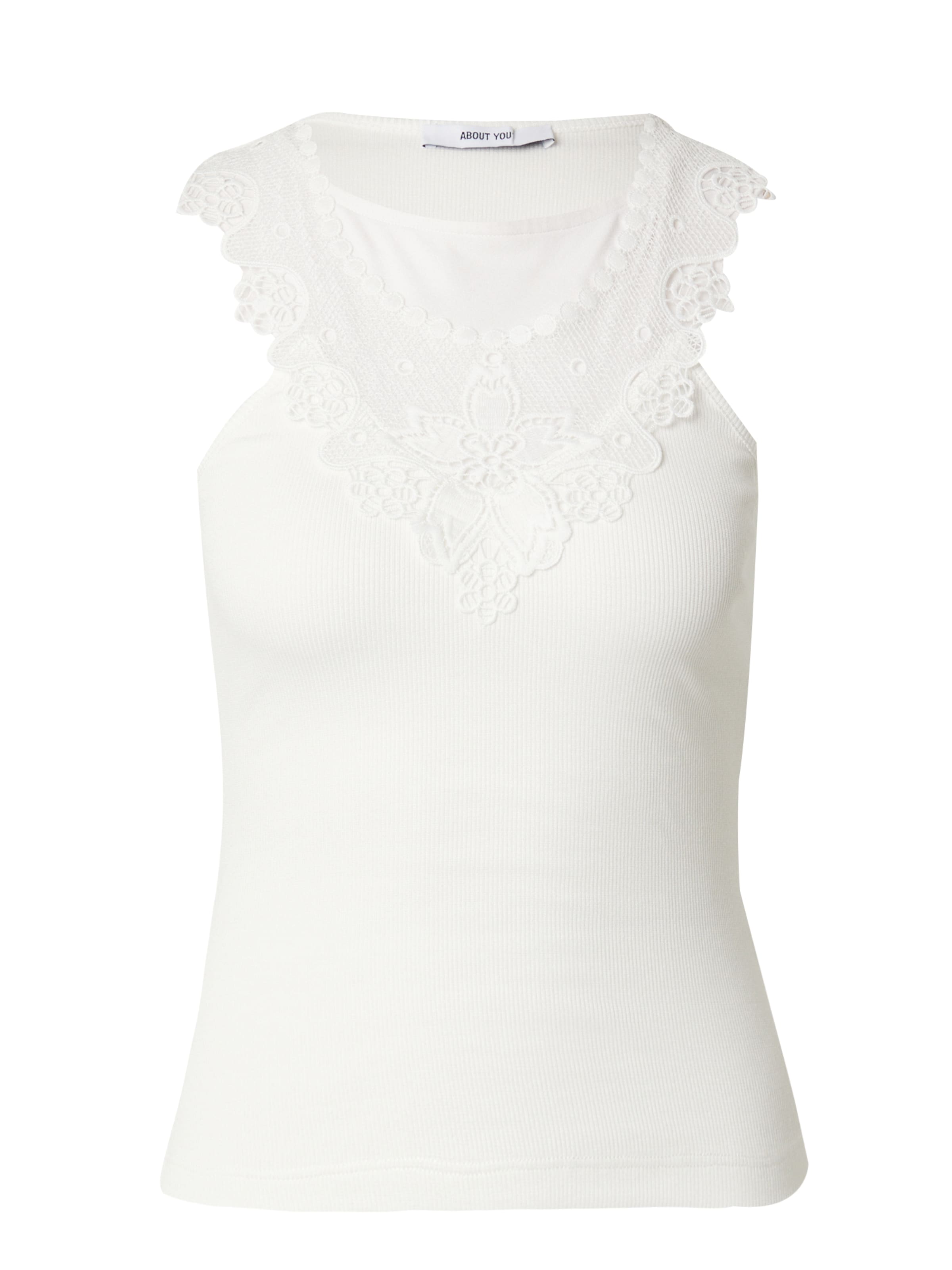 ABOUT YOU Overdel 'Paige' i hvid: forside