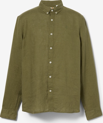 TIMBERLAND - Ajuste regular Camisa 'Mill Brook' en verde: frente