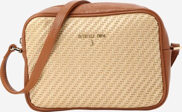 Sac à bandoulière PATRIZIA PEPE en beige : devant