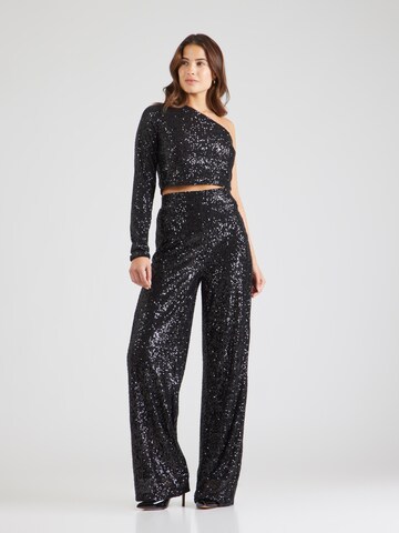 MYLAVIE by Sarah Harrison Loose fit Trousers in Black