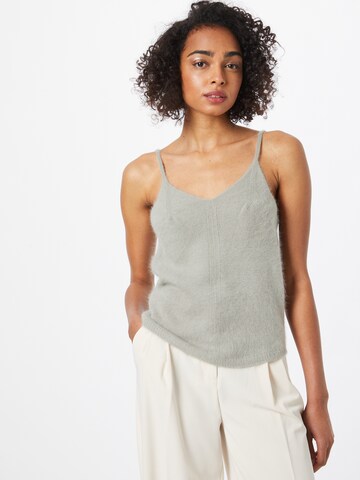 Mes Demoiselles Knitted Top 'KASSIR' in Blue: front