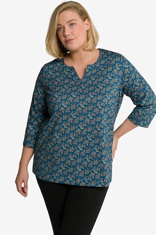 Ulla Popken Shirt in Blauw: voorkant