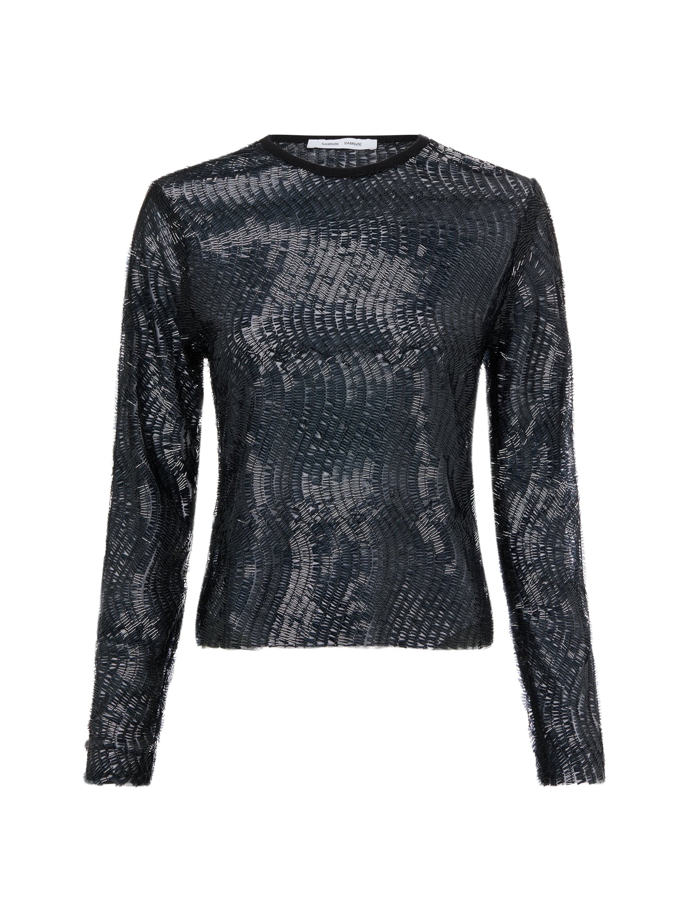 T-shirt 'Saruby' Samsøe Samsøe en noir : devant