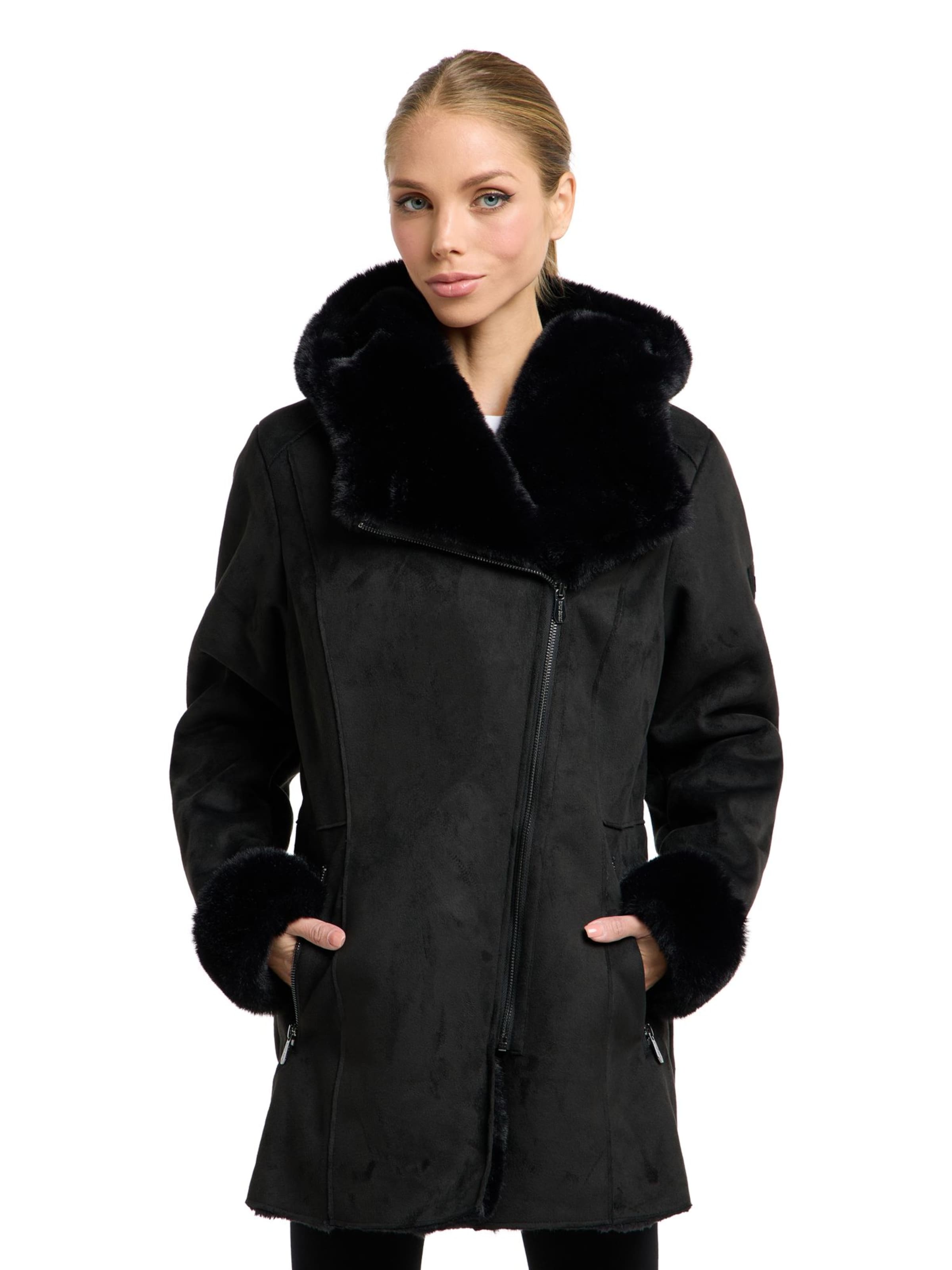 Bruno Banani Between-season jacket in Black: front