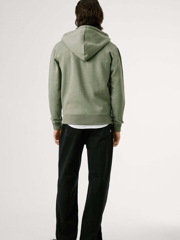 Pepe Jeans Sweatvest 'MACBETH ZIP' in Groen