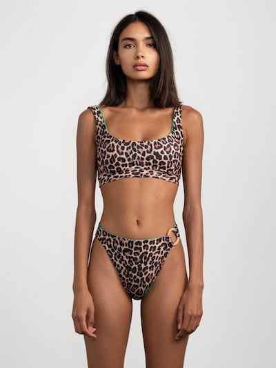 Flavia Valentini Bikini in XS in braunmeliert, Produktansicht