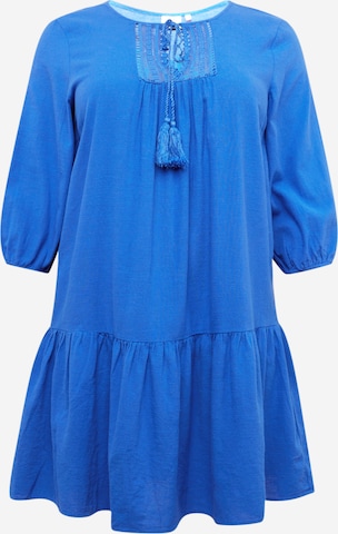ONLY Carmakoma - Vestido 'VINNIE' en azul: frente