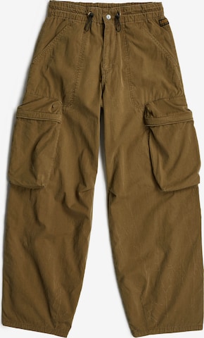 G-STAR Loosefit Cargobroek 'Balloon' in Groen: voorkant