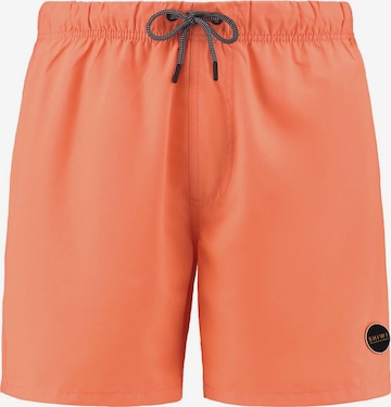 Shorts de bain 'Mike' Shiwi en orange : devant