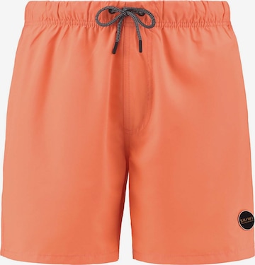 Shiwi Badshorts 'Mike' i orange: framsida