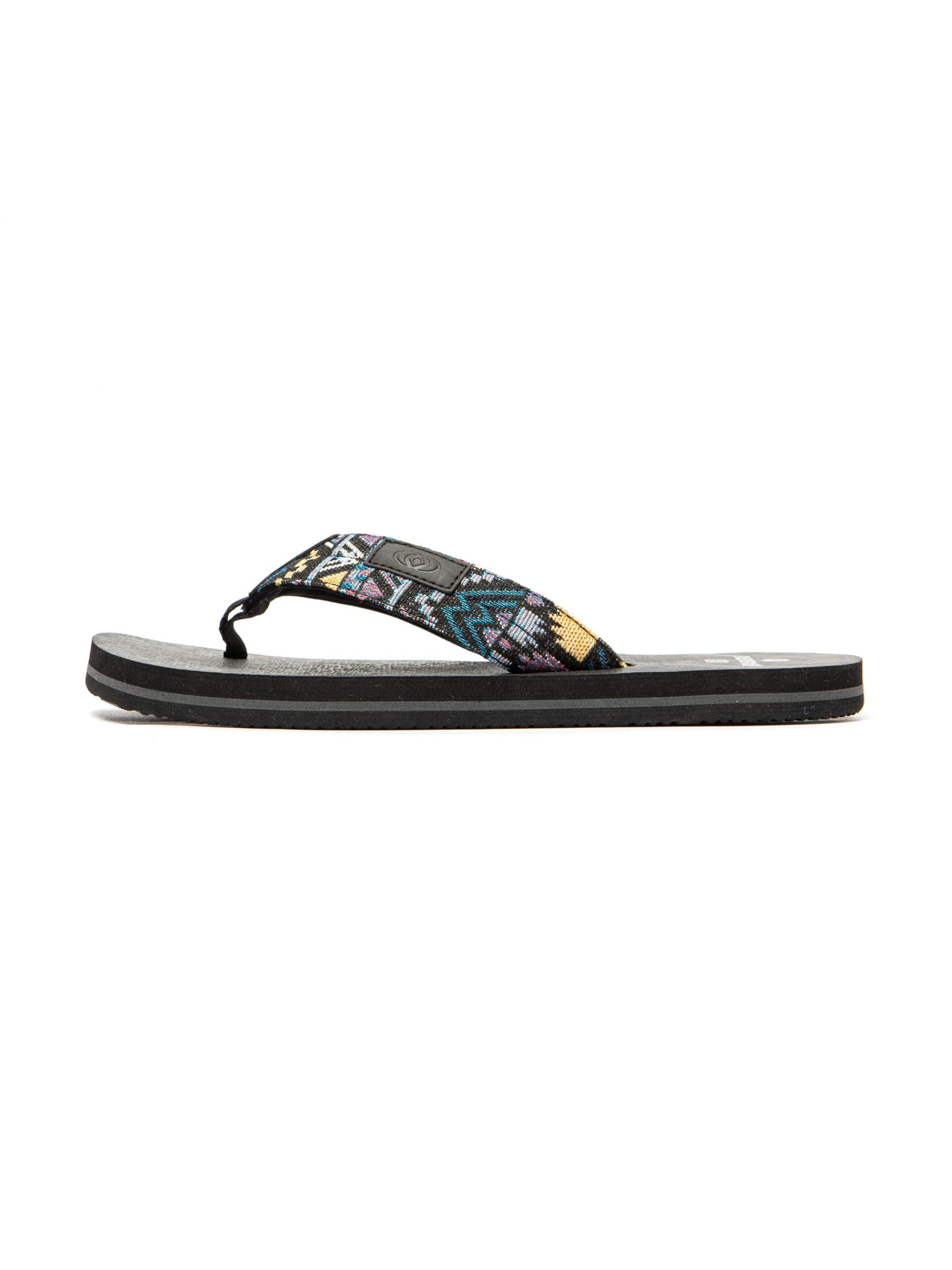 Brasileras - Sapato de praia/banho 'Azteca' em preto: frente