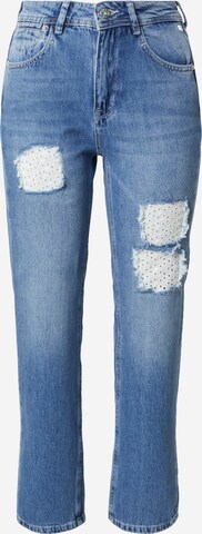 FREEMAN T. PORTER Regular Jeans 'Monika' in Blauw: voorkant