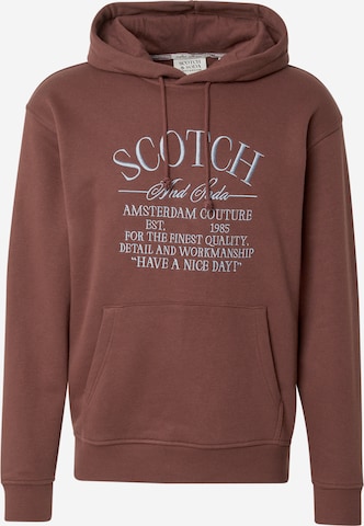 SCOTCH & SODASweater majica - smeđa boja: prednji dio