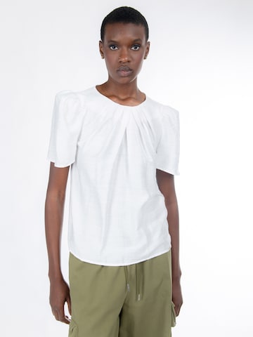 Influencer Blúz - fehér: elől