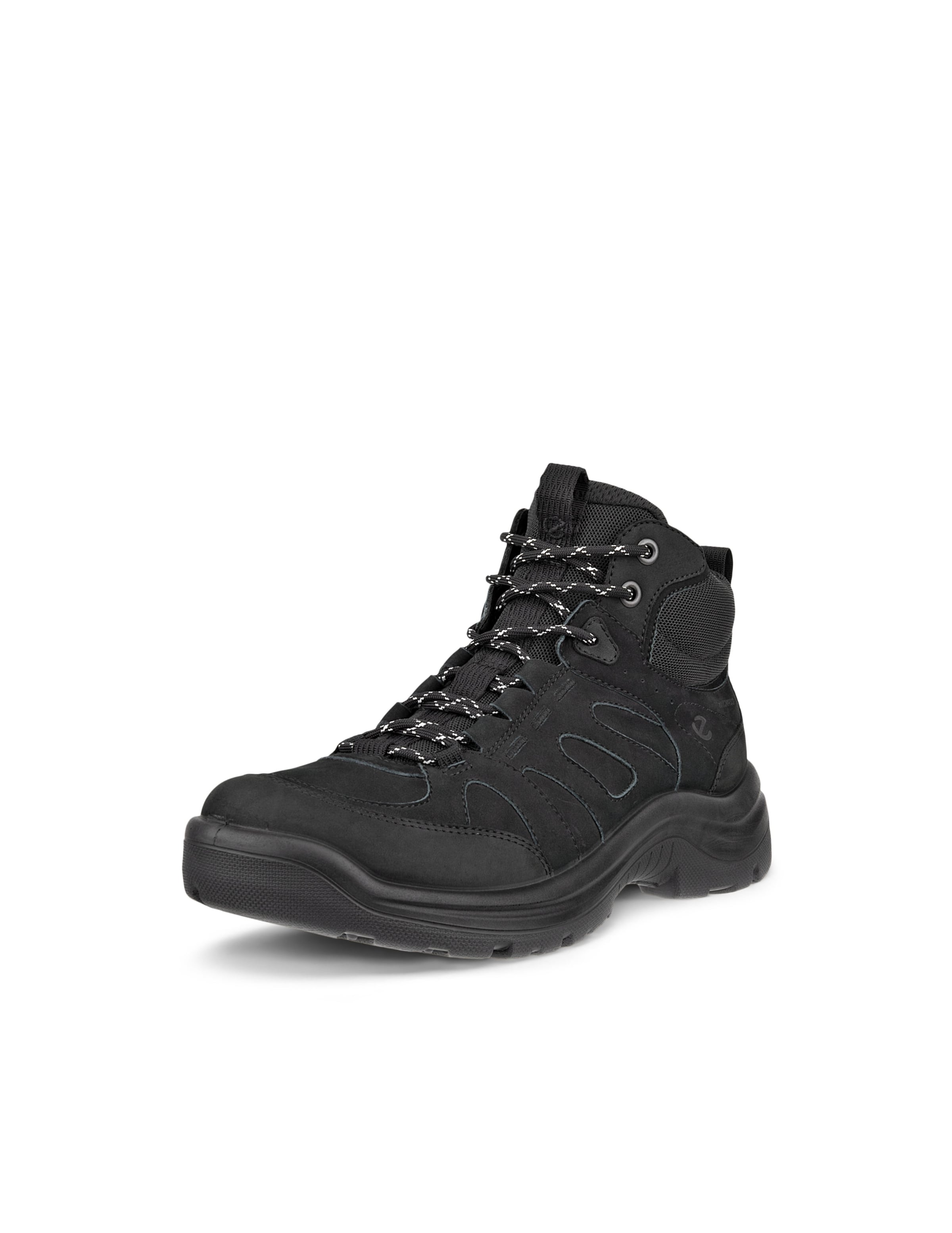 ECCO - Botines con cordones 'Offroad' en negro: frente