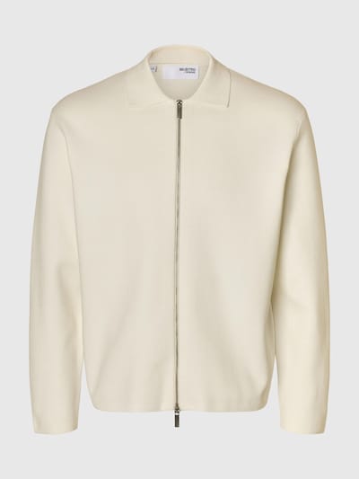 SELECTED Knit cardigan in White, Item view