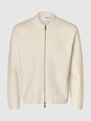 SELECTED Strickjacke in Weiß