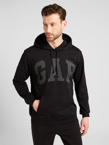 GAP Sweatshirt in Black: front