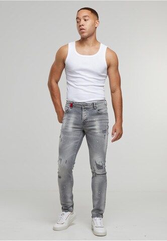 2Y Premium Slim fit Jeans 'Carlos' in Grey