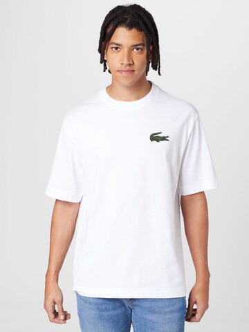 LACOSTE - Camisa em branco: frente