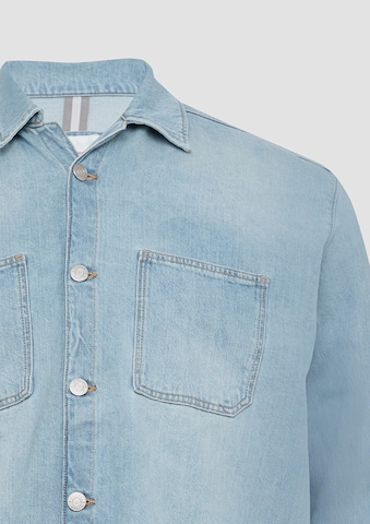 s.Oliver Comfort fit Button Up Shirt in Blue