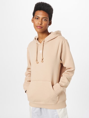 ADIDAS ORIGINALS Sweatshirt 'Adicolor Essentials Fleece' in Beige: predná strana