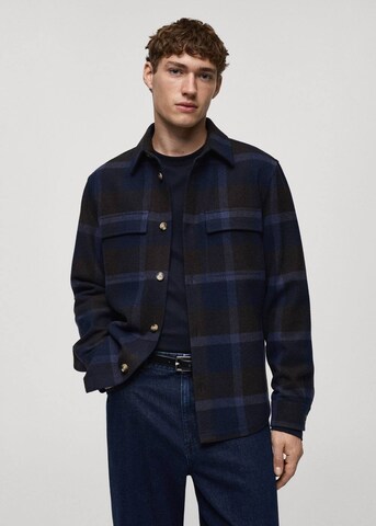 MANGO MAN Regular Fit Hemd 'Chelsea' in Blau: Vorderseite