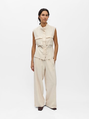 Camicia da donna 'OBJKadie' di OBJECT in beige