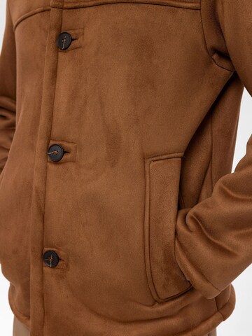 Antioch Between-Seasons Coat in Brown