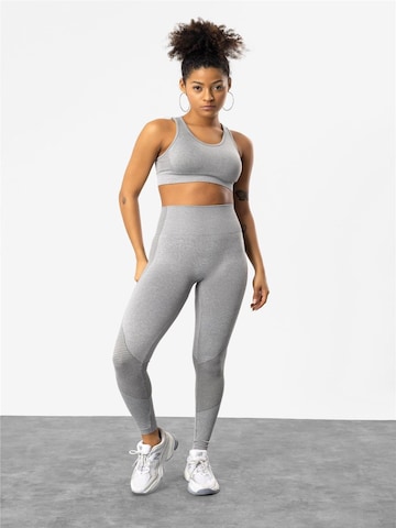 No Matter What Skinny Legíny – šedá: přední strana
