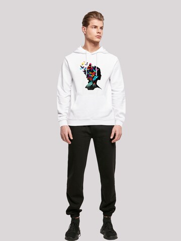 F4NT4STIC Sweatshirt 'Schmetterling' in Weiß