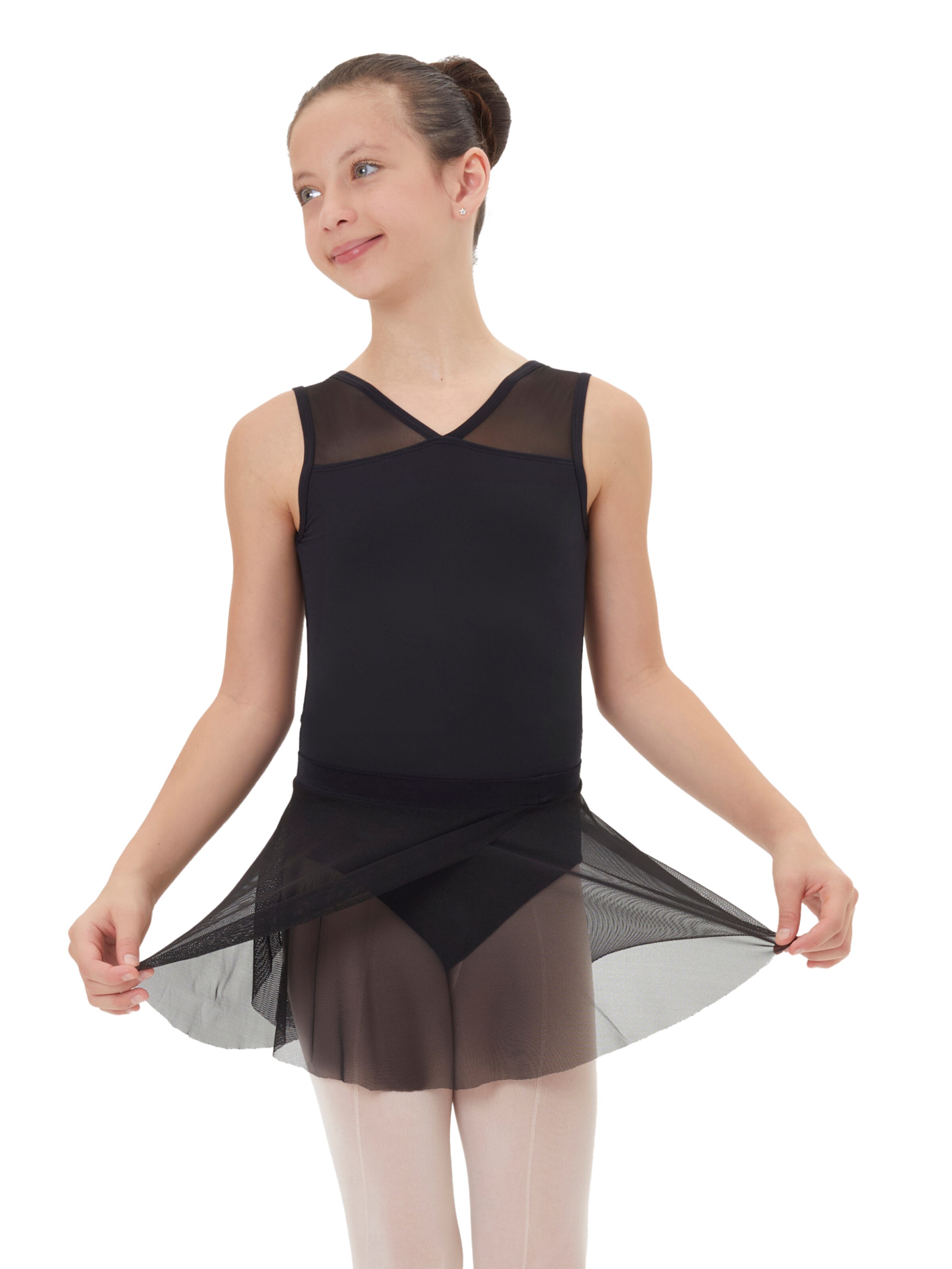 Lace & Tulles Skirt in Black