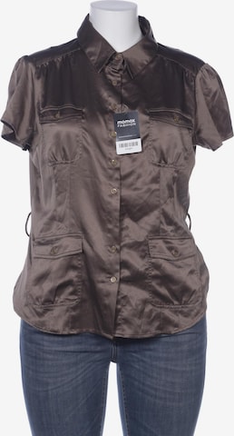 123 Paris Bluse XL in Braun: Vorderseite