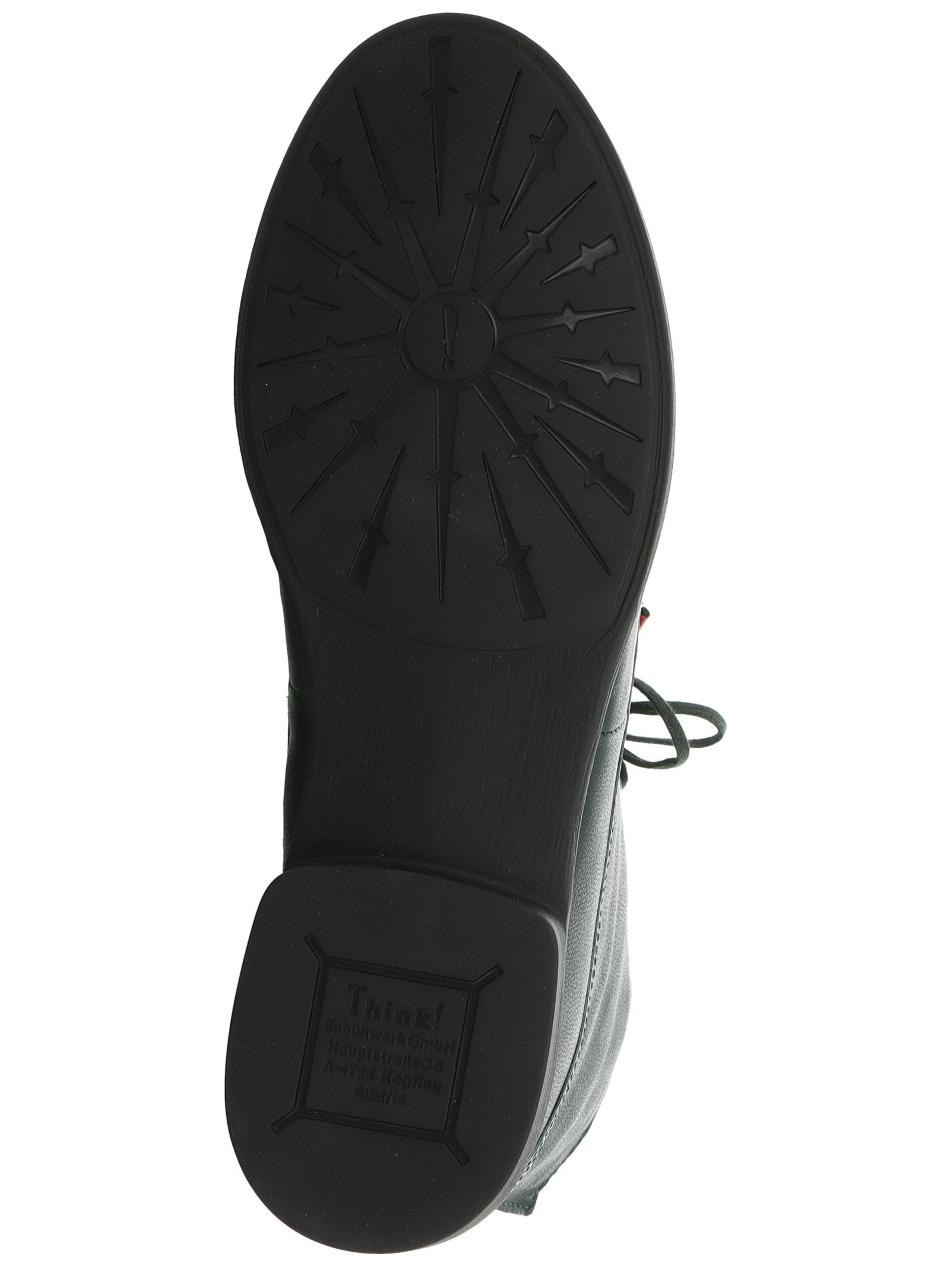 THINK! Lace-up bootie in Green