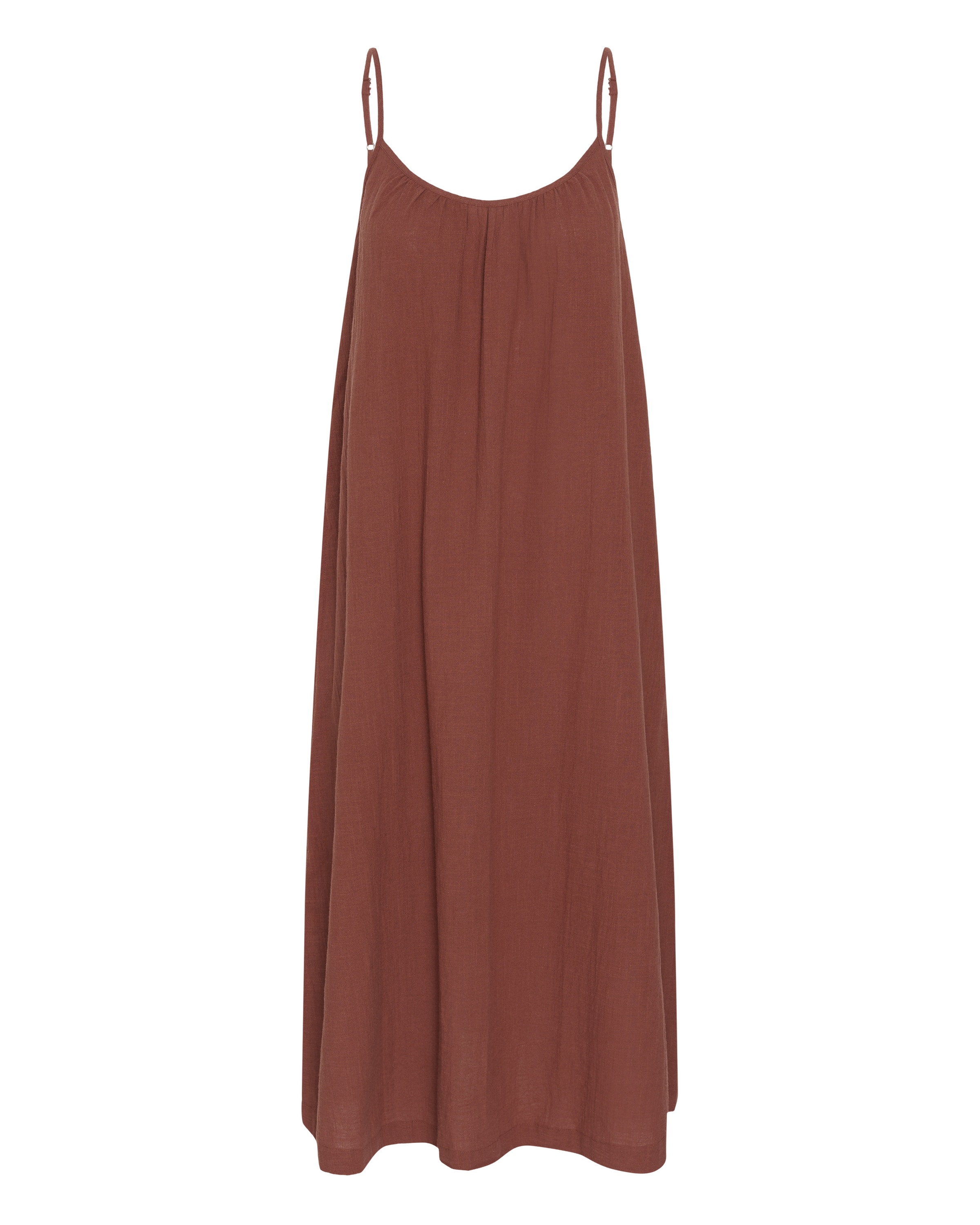 Kaffe Robe en 34 en marron, Vue avec produit