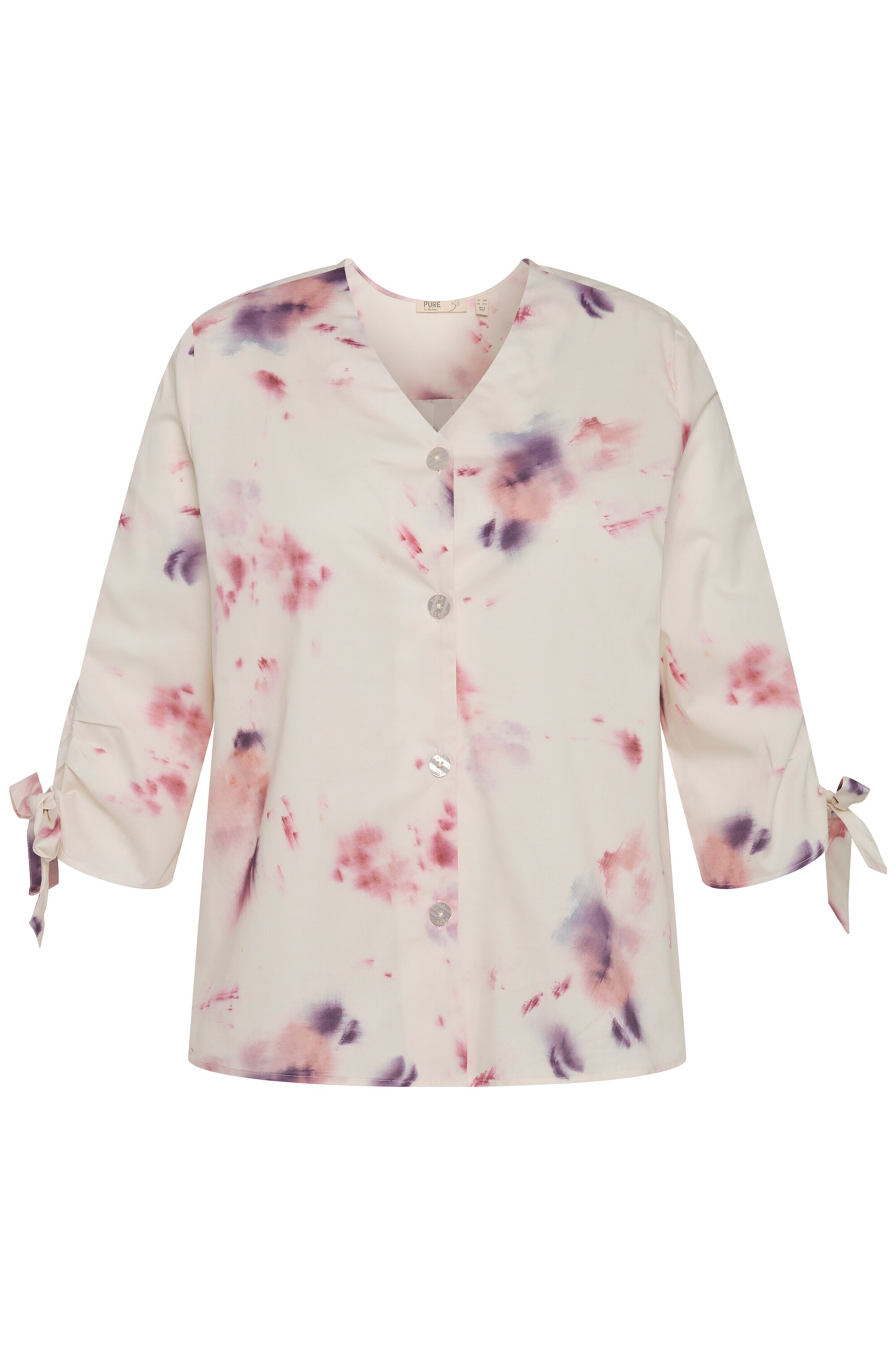 Ulla Popken Bluse in Beige: Vorderseite