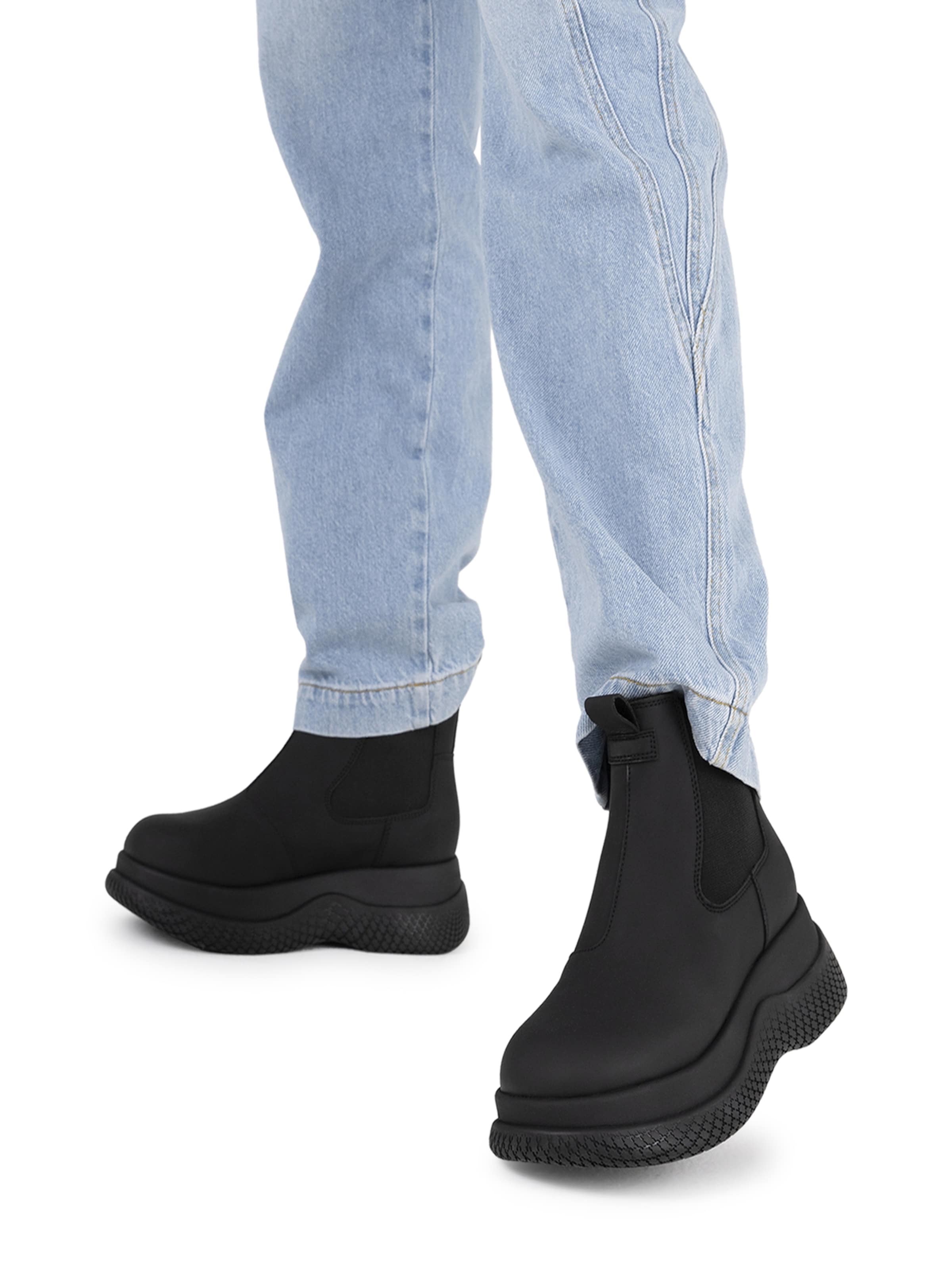 Boots chelsea 'Bru-Te' di BRONX in nero