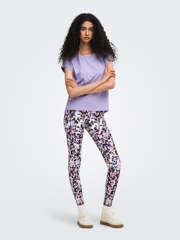 ONLY PLAY Skinny Workout Pants 'ONPJAM-2' in Beige