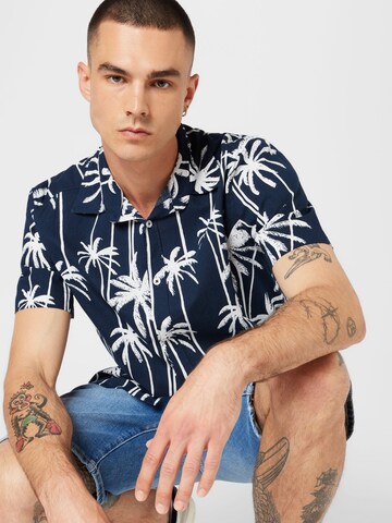 s.Oliver Regular fit Overhemd in Blauw