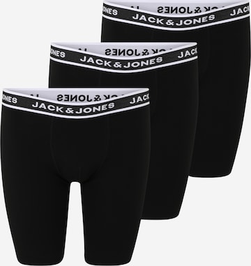 juoda JACK & JONES Boxer trumpikės 'JACSOLID': priekis