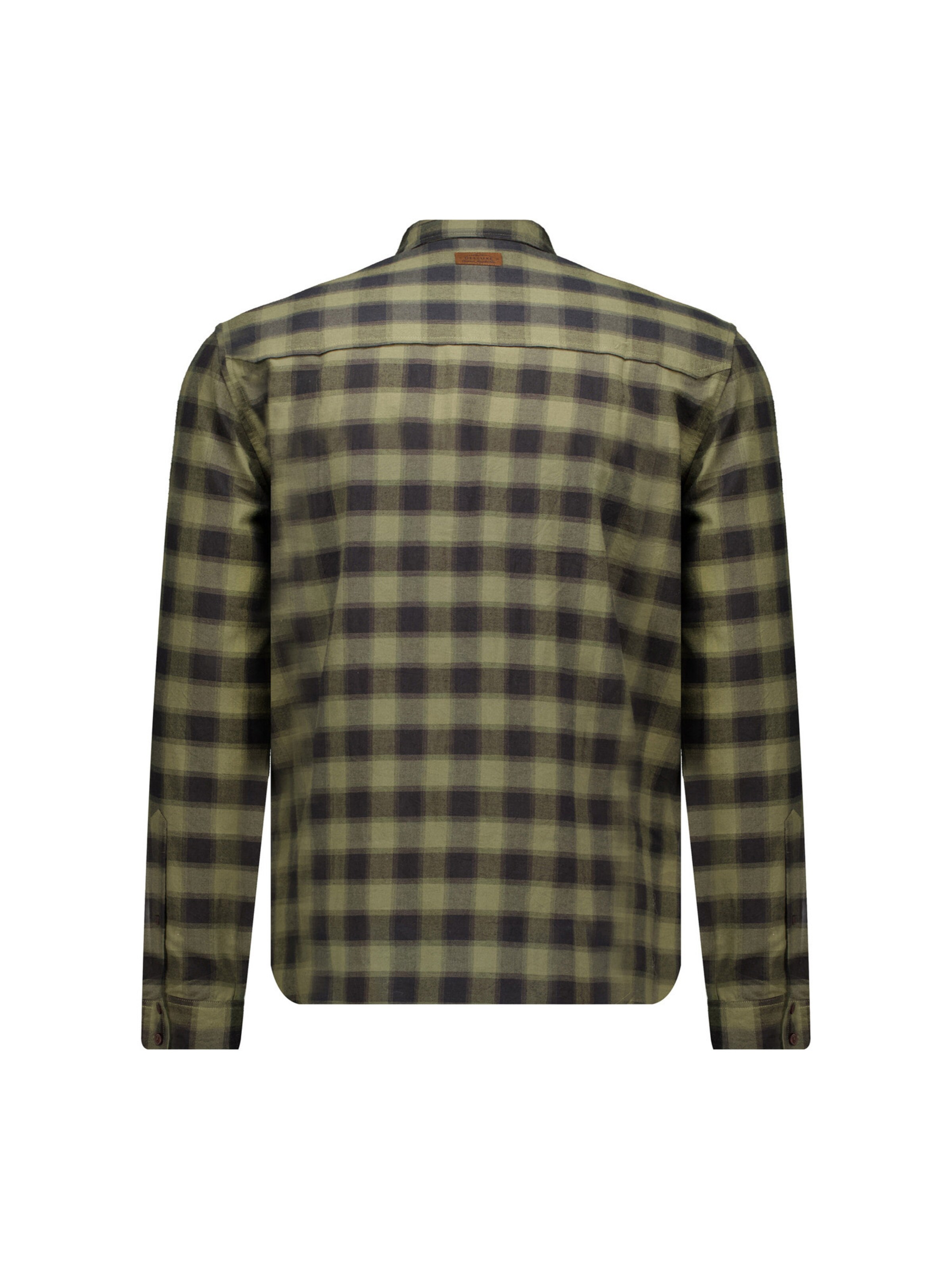 Coupe regular Chemise 'Pieter' Deeluxe en vert