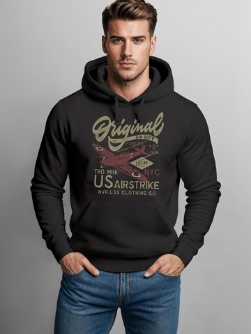 Neverless Sweatshirt 'Airstrike Spitfire' in Black