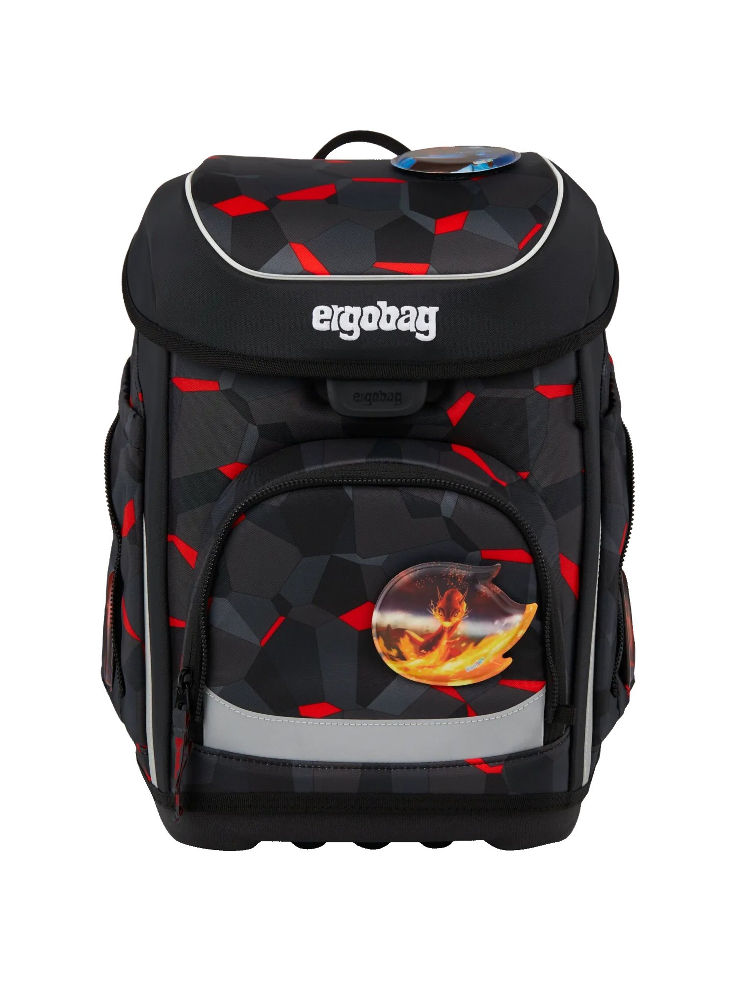 ergobag Rucksack 'Schulranzen-Set cubo Set'‌‌‌‌‌‌ in Grau