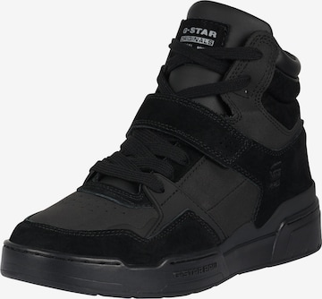 G-Star RAW High-Top Sneakers 'Attacc' in Black: front