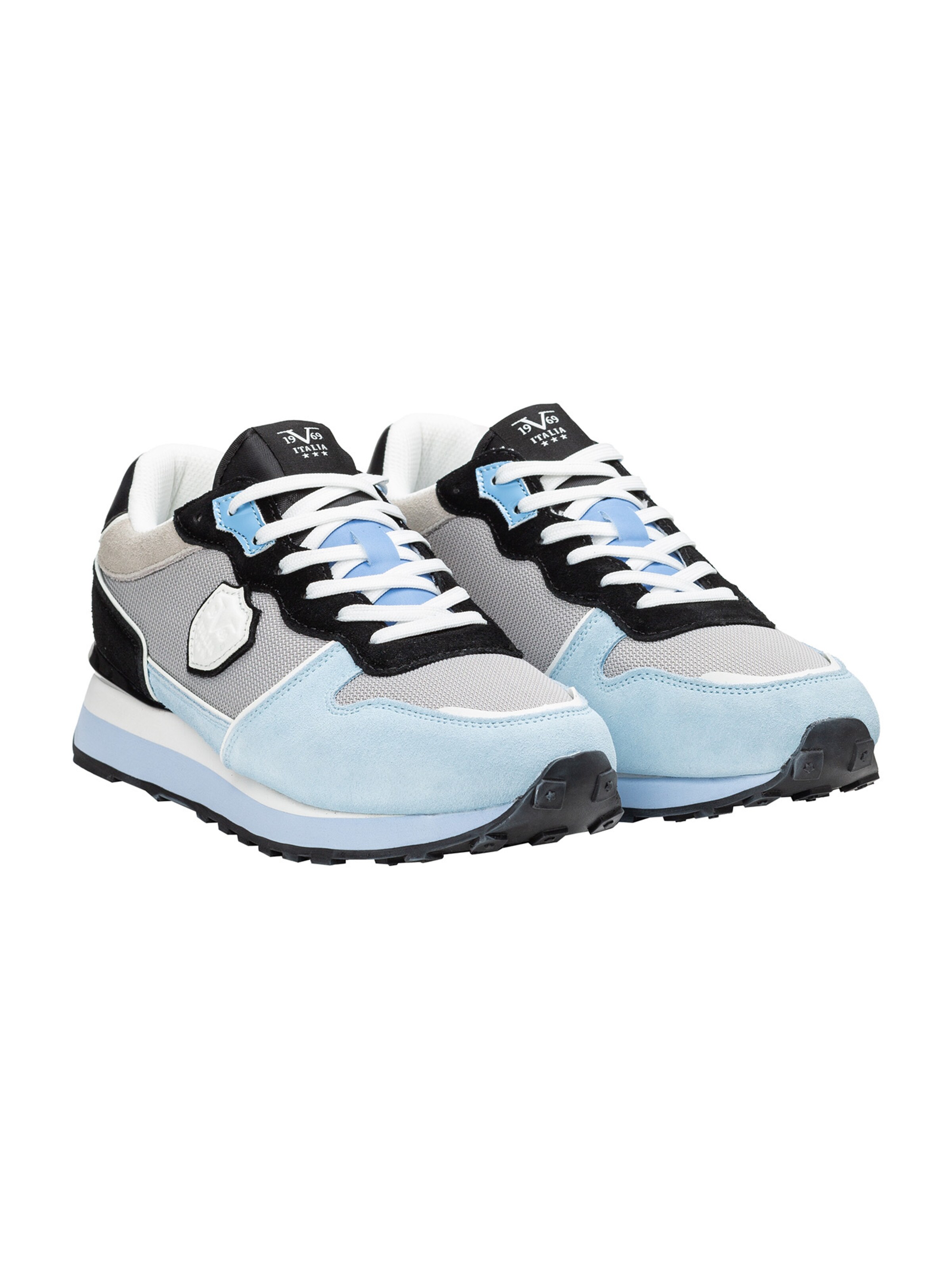 19V69 ITALIA Platform trainers 'Mick' in Blue